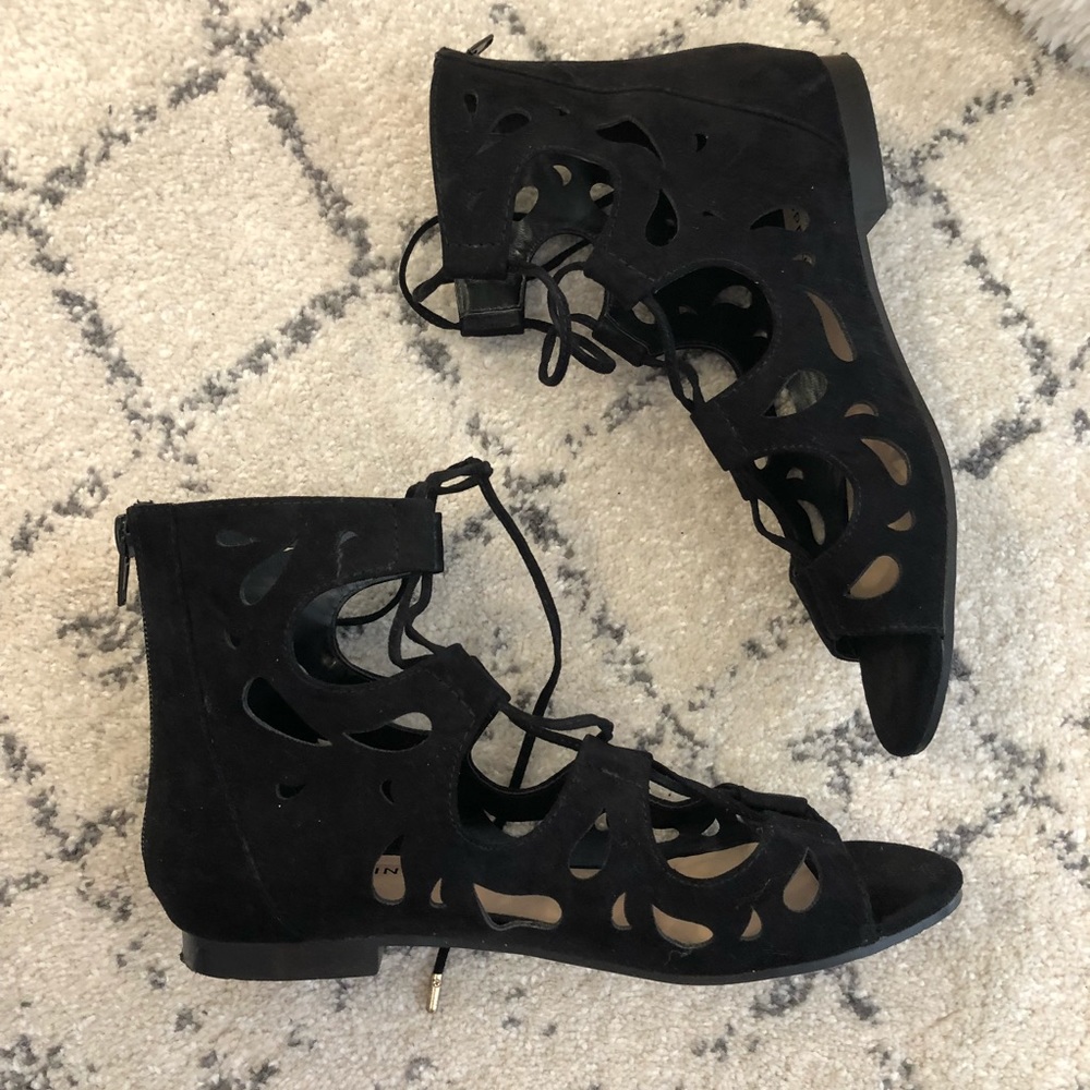 Spring Lace Up Sandals - Picture 4 of 7